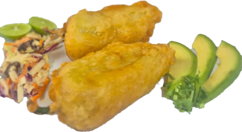 Toritos, chiles güeros rellenos